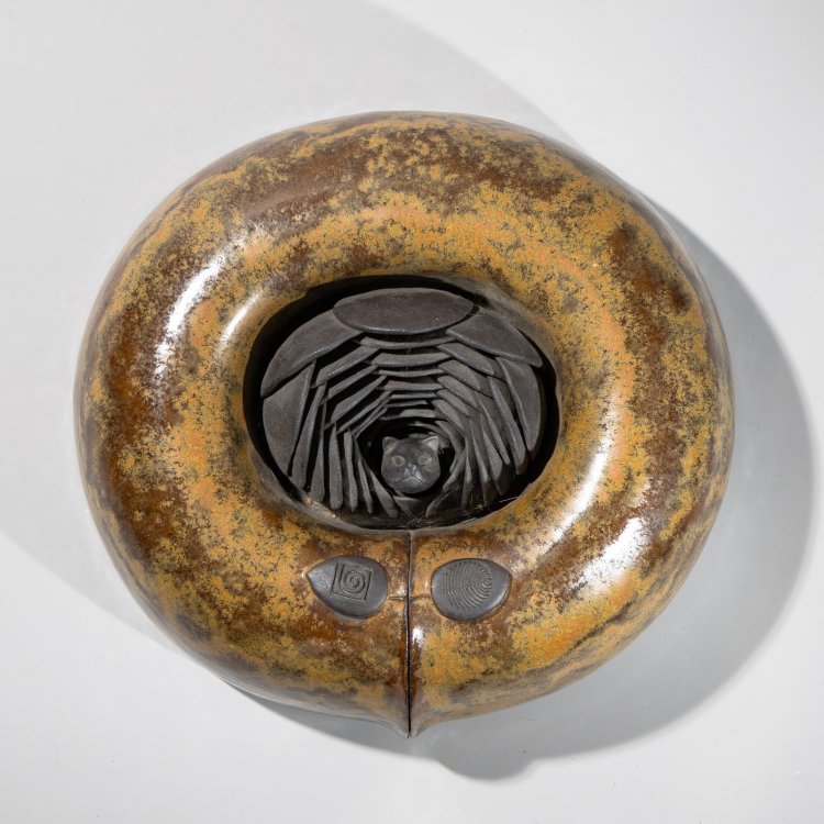 Bild 1 zu Objekt, Object with spoons and cat head, Rolf Overberg, K-13O 97