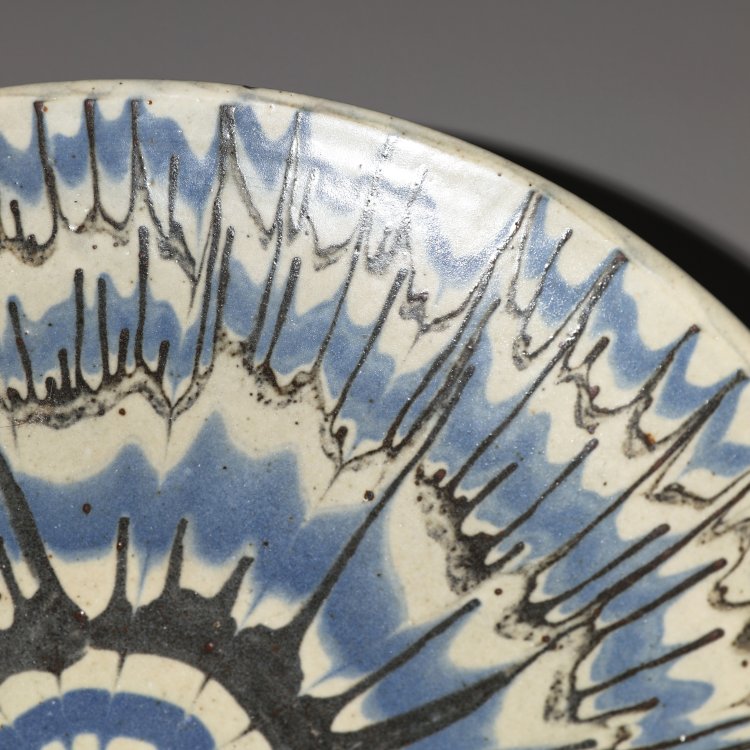 Bild 2 zu Objekt, Teller grau, blau und schwarz, Tatsuz&ocirc; Shimaoka, K-13O 123