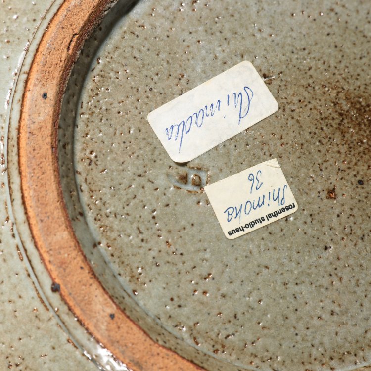 Bild 4 zu Objekt, Teller grau, blau und schwarz, Tatsuz&ocirc; Shimaoka, K-13O 123