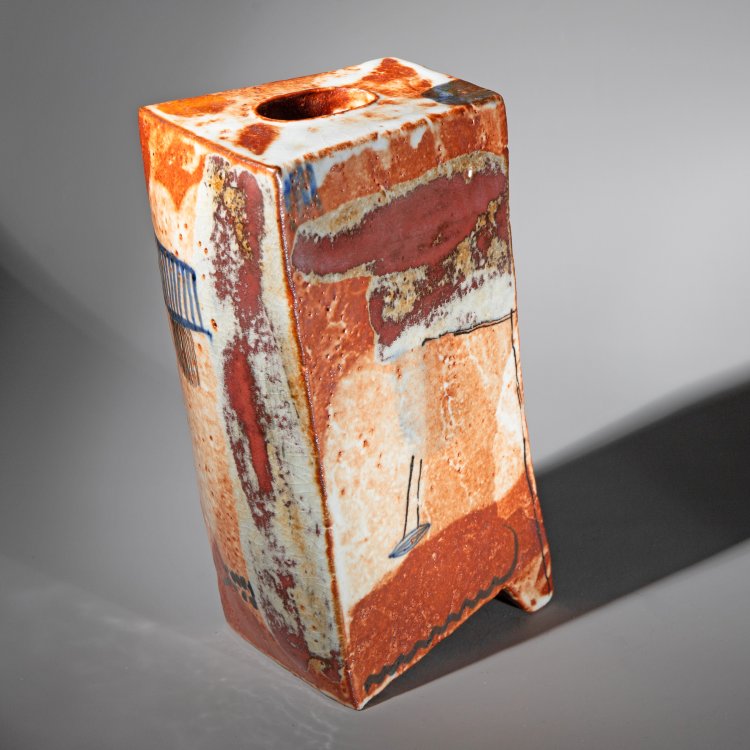 Hauptbild zu Objekt, Square, sculptural vase, Michael Cleff, K-13O 32