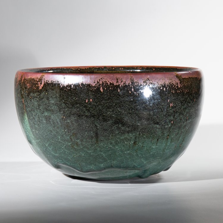 Bild 1 zu Objekt, Large bowl green brown, Horst Kerstan, K-13O 76