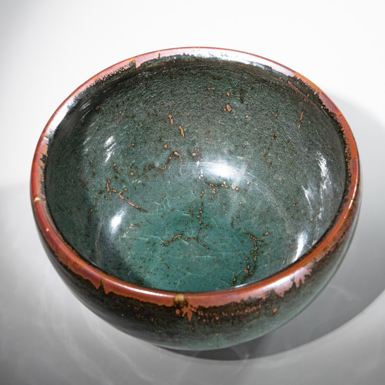 Bild 3 zu Objekt, Large bowl green brown, Horst Kerstan, K-13O 76