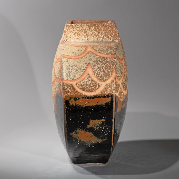 Bild 2 zu Objekt, Large vase bottom black top scales, Gerd Kn&auml;pper, K-13O 89