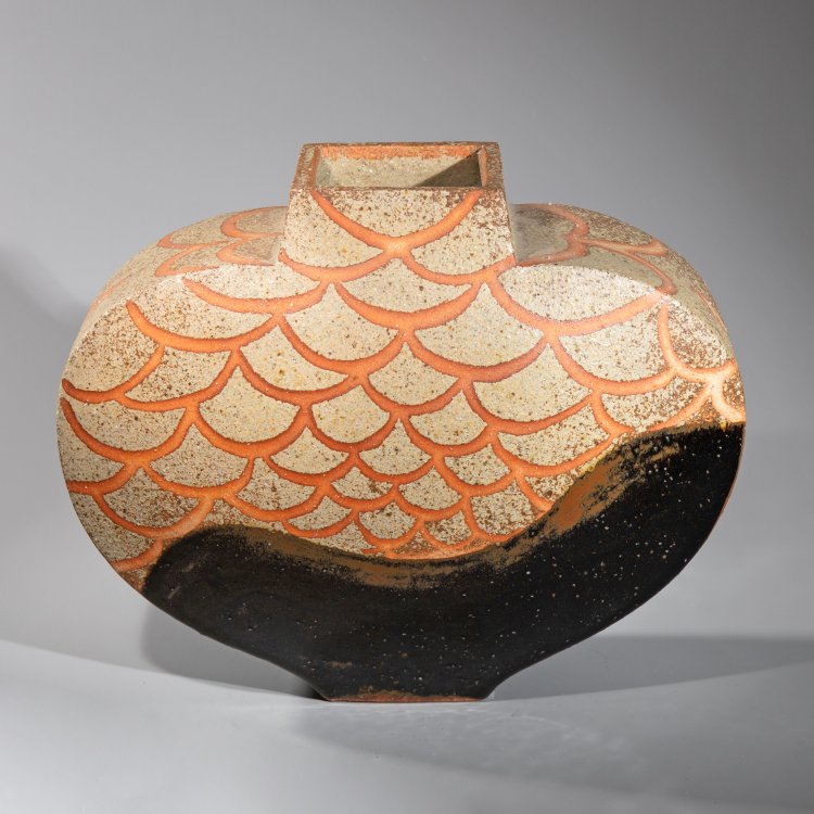 Bild 3 zu Objekt, Large vase bottom black top scales, Gerd Kn&auml;pper, K-13O 89