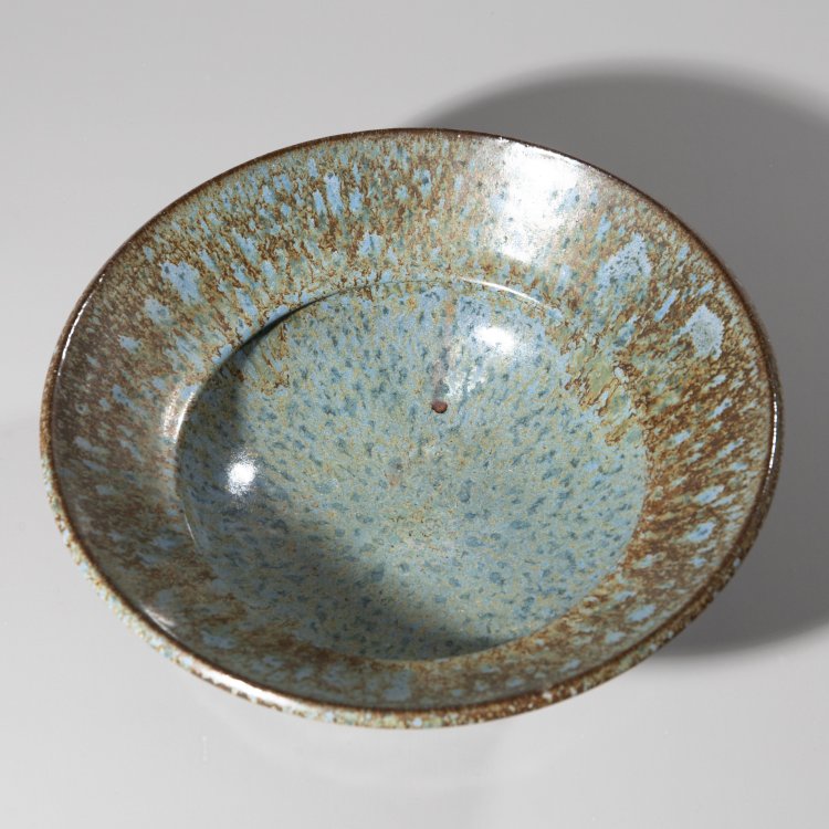 Bild 1 zu Objekt, Vase and bowl brown green, Rolf Overberg, K-13O 99