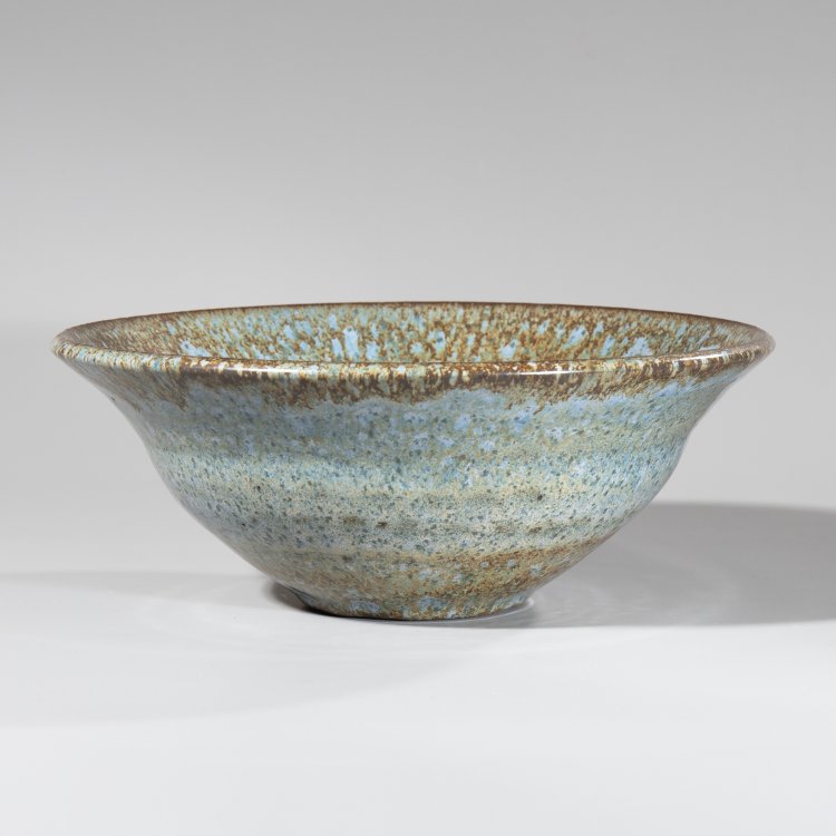 Bild 2 zu Objekt, Vase and bowl brown green, Rolf Overberg, K-13O 99