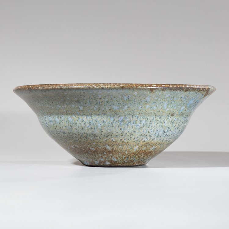 Bild 3 zu Objekt, Vase and bowl brown green, Rolf Overberg, K-13O 99