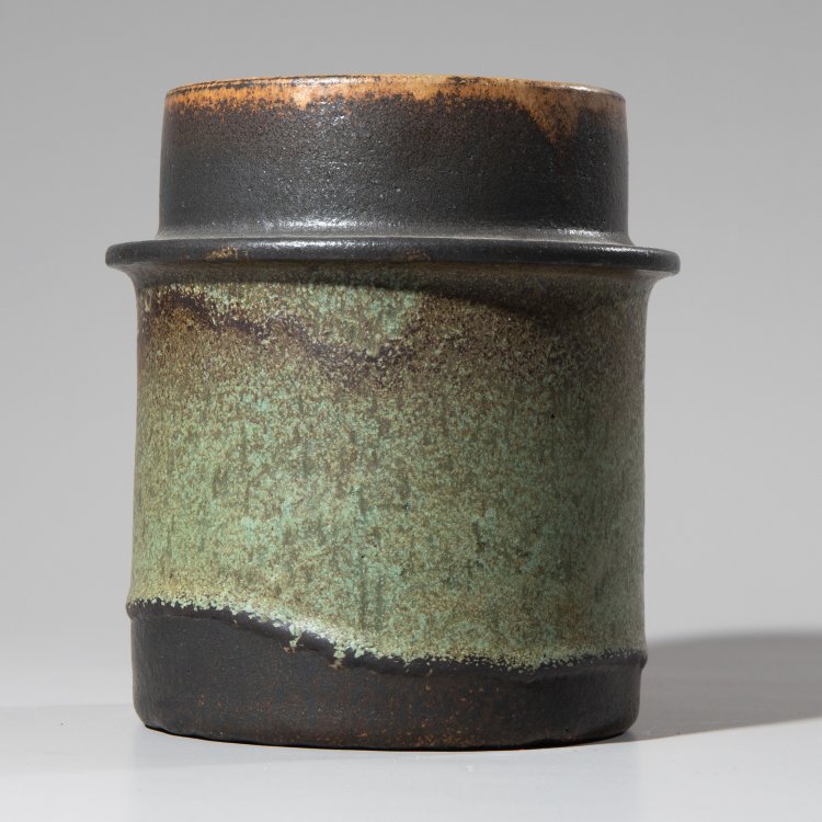 Bild 6 zu Objekt, Vase and bowl brown green, Rolf Overberg, K-13O 99