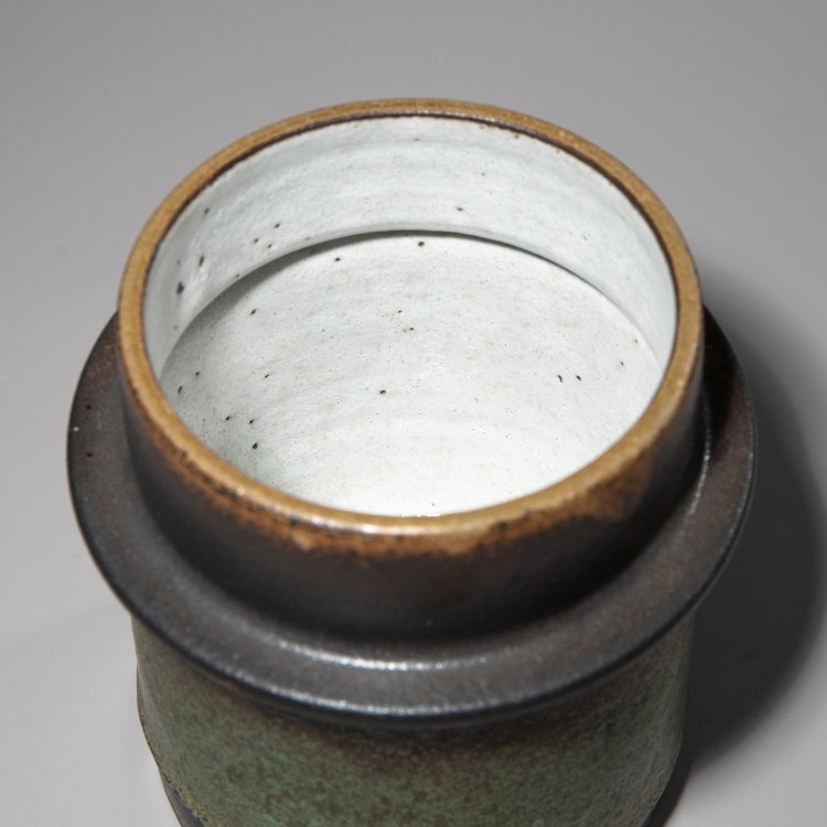 Bild 7 zu Objekt, Vase and bowl brown green, Rolf Overberg, K-13O 99