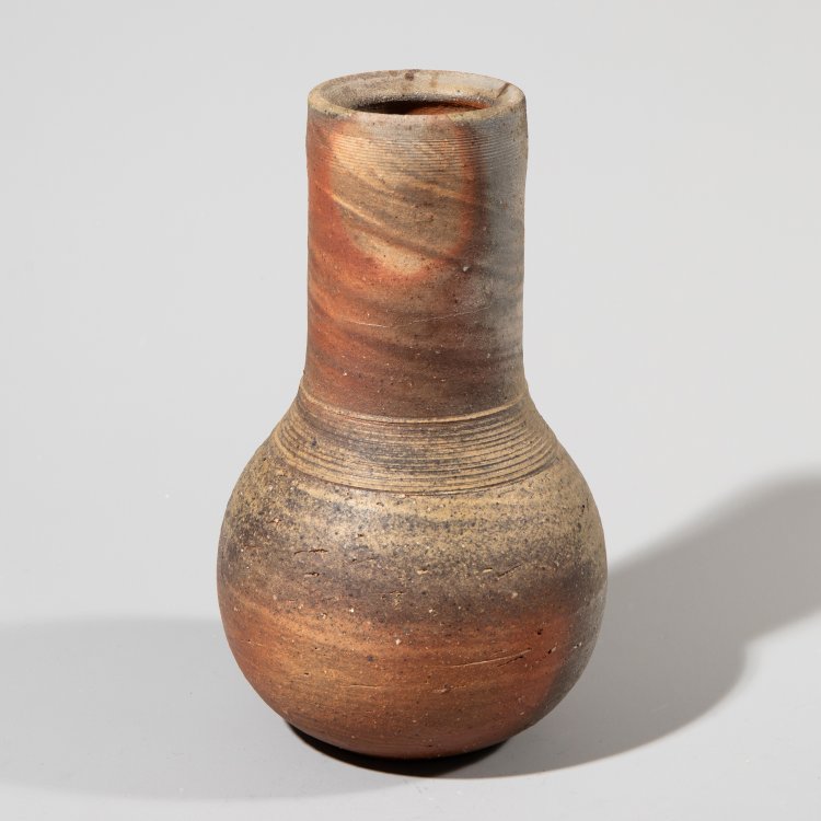 Hauptbild zu Objekt, Vase braun orange, Horst Kerstan, K-13O 77