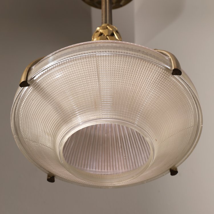 Bild 1 zu Objekt, 2 ceiling lights Holophane, Jacques-Emile Ruhlmann, K-14 29