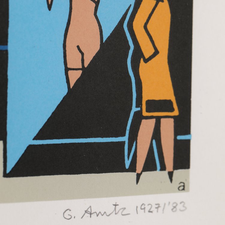 Bild 1 zu Objekt, 8 Farbserigraphien, Gerd Arntz, K-14 319