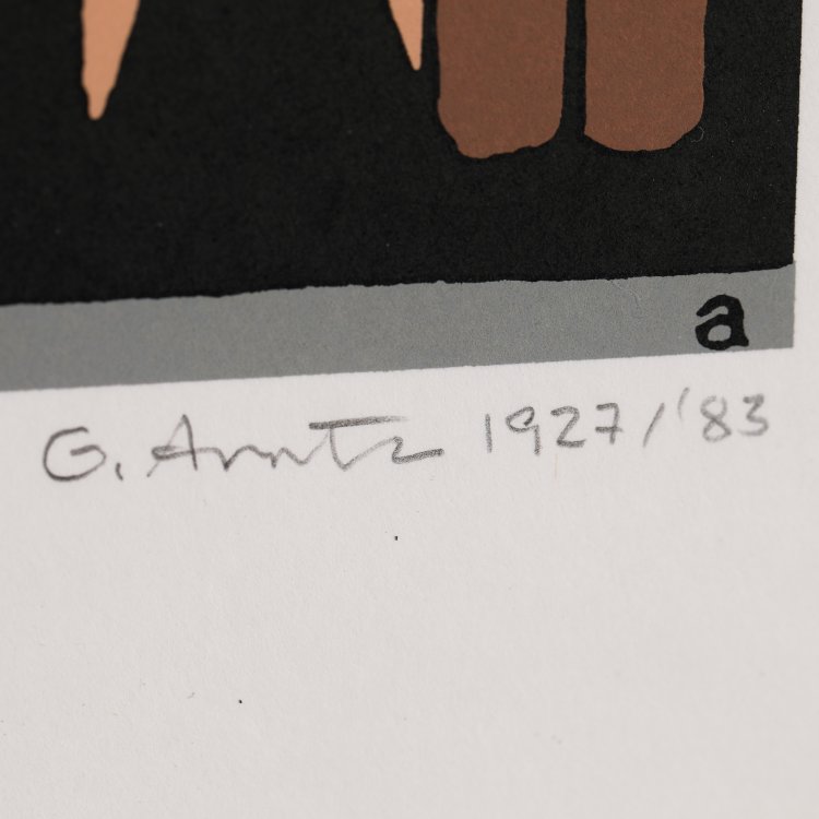 Bild 2 zu Objekt, 8 Farbserigraphien, Gerd Arntz, K-14 319