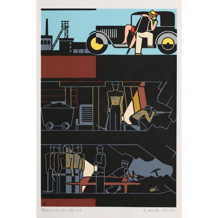 Bild 6 zu Objekt, 8 Farbserigraphien, Gerd Arntz, K-14 319