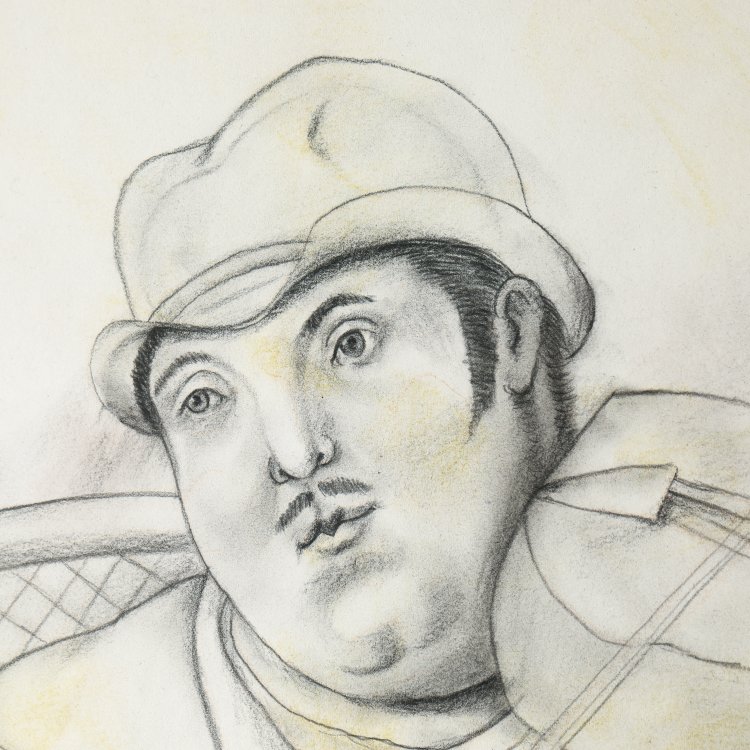 Bild 2 zu Objekt, Untitled (Man with Violin), Fernando Botero (in the style of), K-14 262