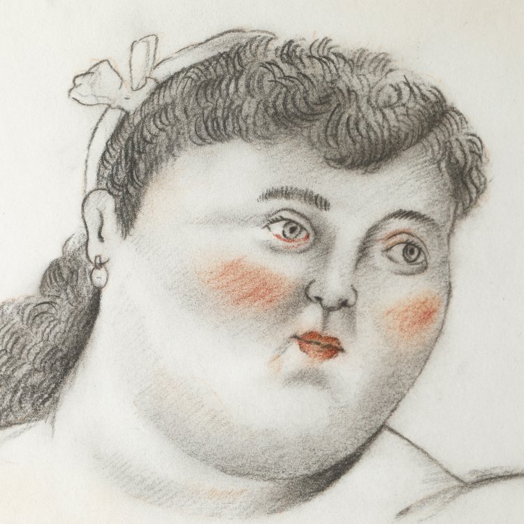 Bild 2 zu Objekt, Ohne Titel (Frau mit Spiegel), Fernando Botero (im Stile von), K-14 261