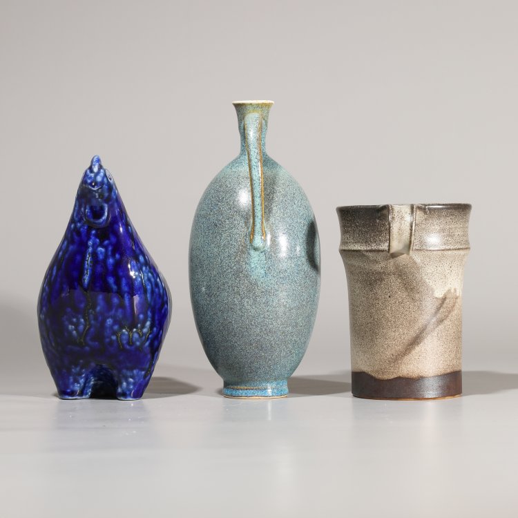 Bild 3 zu Objekt, four vessels and a sculpture., Keramische Werkstatt Margaretenh&ouml;he,Gerd Lucke,Elfride Balzar-Kopp,Sibylle Karrenberg-Dresler, K-13O 150