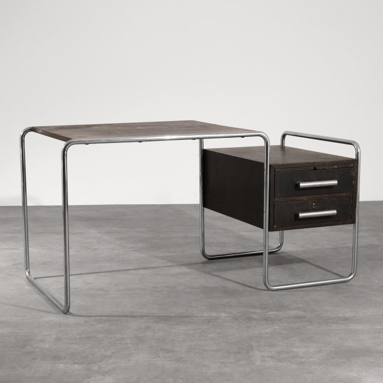 Hauptbild zu Objekt, Schreibtisch Modell B 65, Marcel Breuer, Thonet, K-14 383