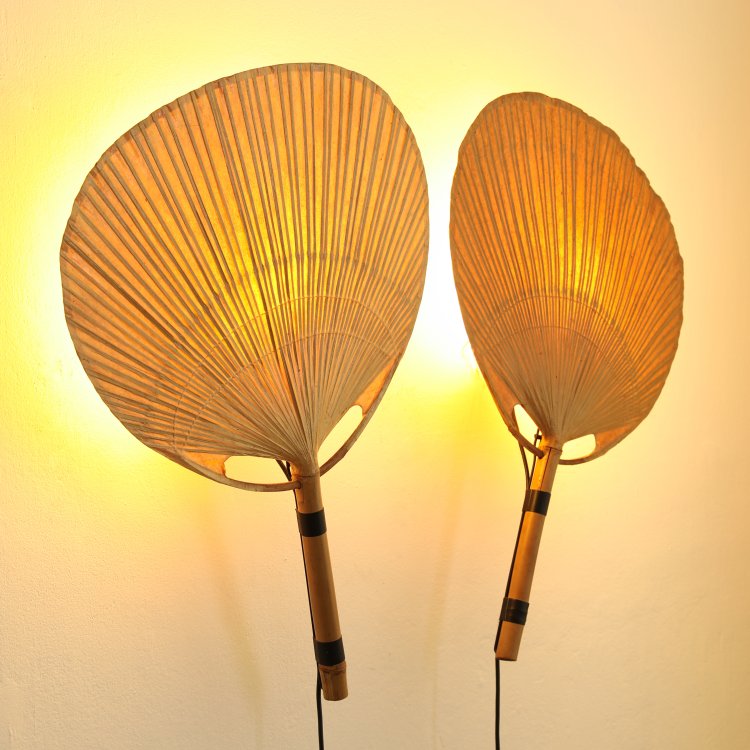 Hauptbild zu Objekt, 2 Wandleuchten Modell Uchiwa, Ingo Maurer, Design M, K-14 412