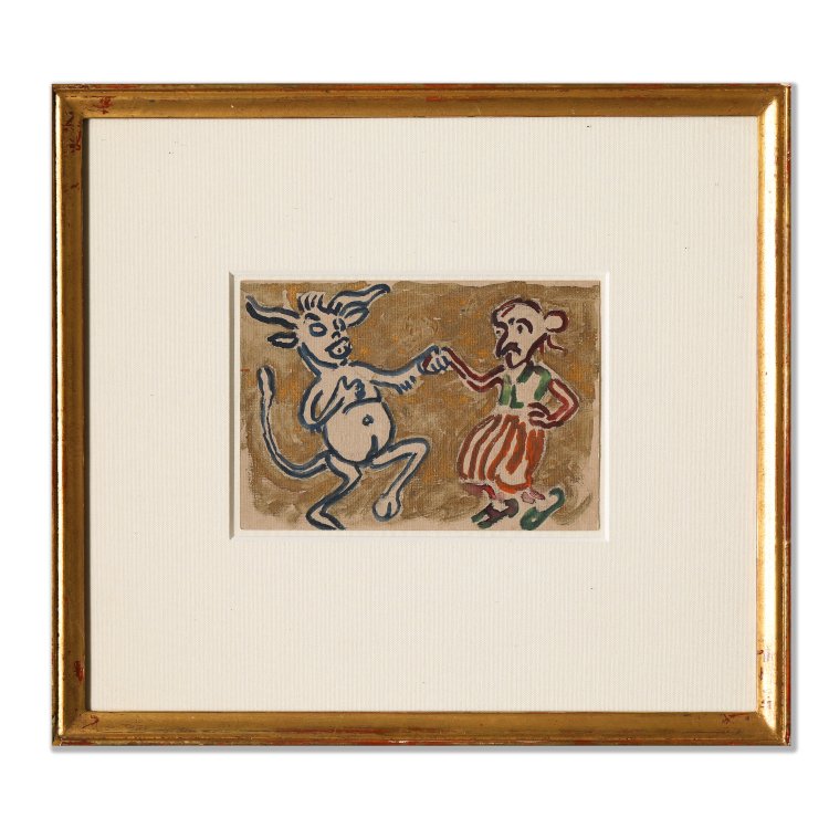 Bild 1 zu Objekt, Sketch for the Children by Karl Ernst Osthaus, Christian Rohlfs, K-14 240