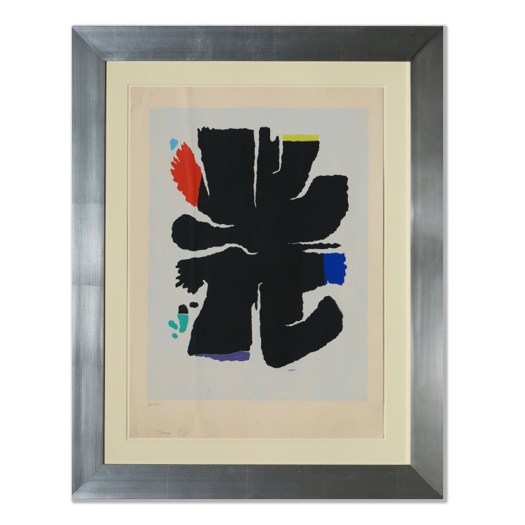 Bild 1 zu Objekt, Aru 5 b, Probedruck, 1955, Willi Baumeister, K-14 289