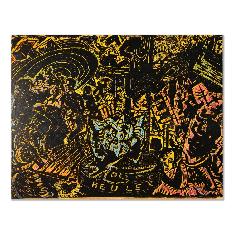 Hauptbild zu Objekt, Der Heuler, 1991, J&ouml;rg Immendorff, K-14 340