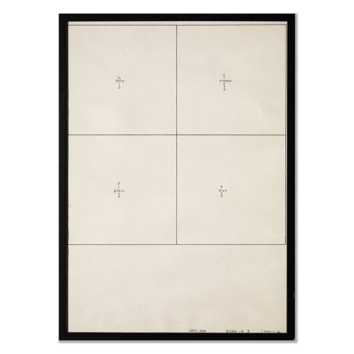 Four colors, Group - A 9, 1972