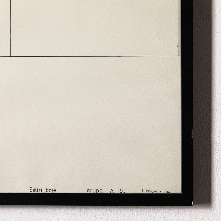 Bild 2 zu Objekt, Four colors, Group - A 9, 1972, Radomir Damnjanovic-Damnjan, K-14 279