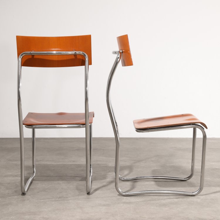 Bild 3 zu Objekt, 2 chairs model Larina, Giuseppe Terragni, Zanotta, K-14 572