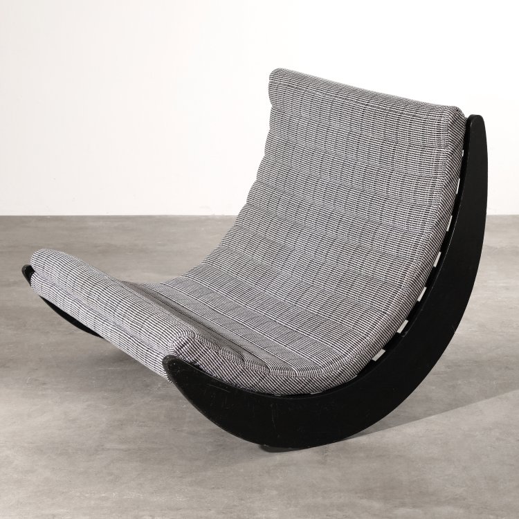 Bild 1 zu Objekt, Doppel Schaukelsessel / Bodenschaukel Modell Relaxer 2, Verner Panton, Rosenthal Einrichtung, K-14 537