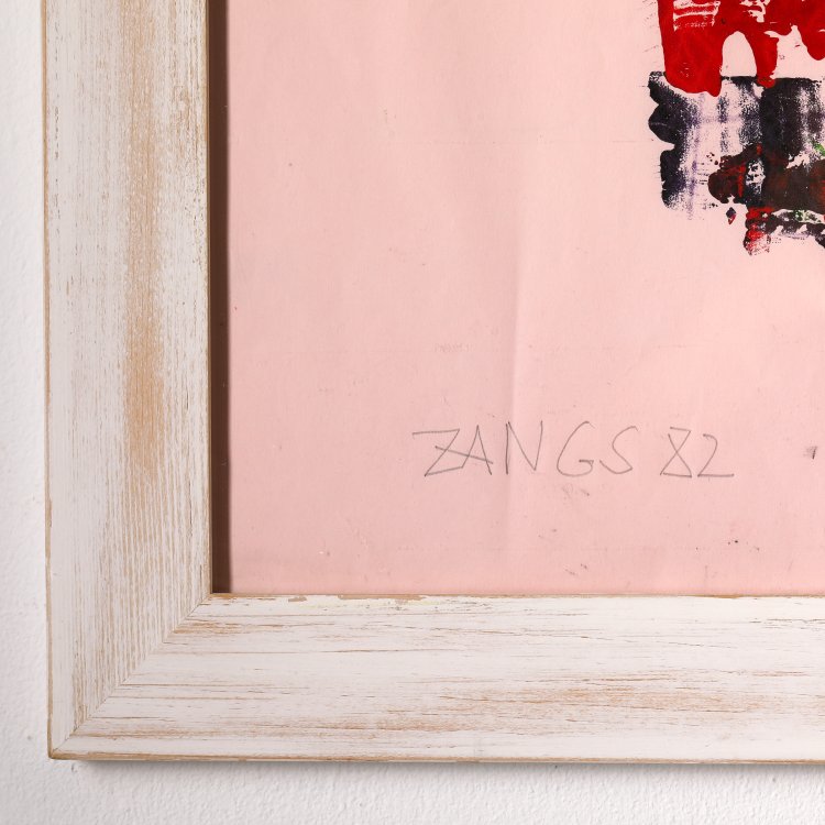 Bild 2 zu Objekt, Pinselabwicklung, 1982, Herbert Zangs, K-14 287