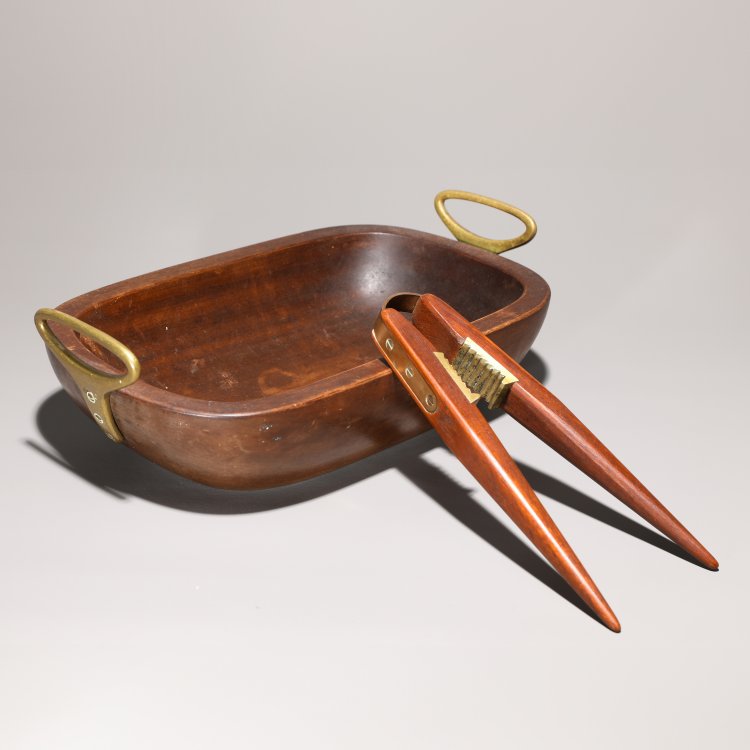 Hauptbild zu Objekt, Nut bowl '435' with nutcracker, Carl Aub&ouml;ck, Artes, Seefried, H. & H., Steppach, K-14 424