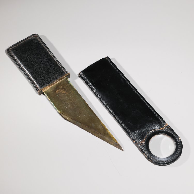 Hauptbild zu Objekt, Letter opener with magnifying glass 48526, Carl Aub&ouml;ck, Werkst&auml;tte Carl Aub&ouml;ck, K-14 423