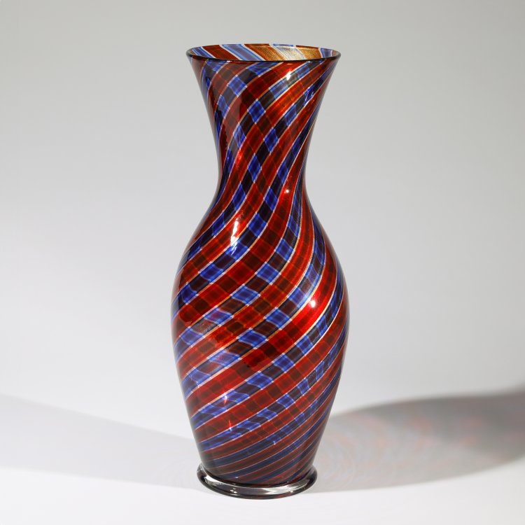 Hauptbild zu Objekt, Gro&szlig;e Vase Spira aurata, Ercole Barovier, Barovier & Toso, Murano, K-14 88