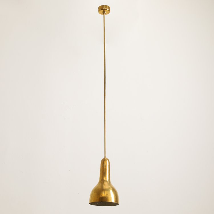 Hauptbild zu Objekt, Pendelleuchte f&uuml;r das Inerieur des Restaurants Kestikartano, Helsinki, Paavo Tynell, K-14 511