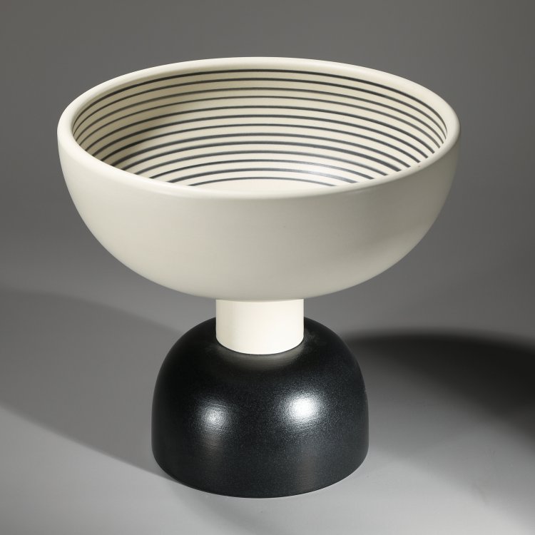 Hauptbild zu Objekt, Fu&szlig;schale Modell Alzata Grande in OVP, Ettore Sottsass, Bitossi, K-14 611