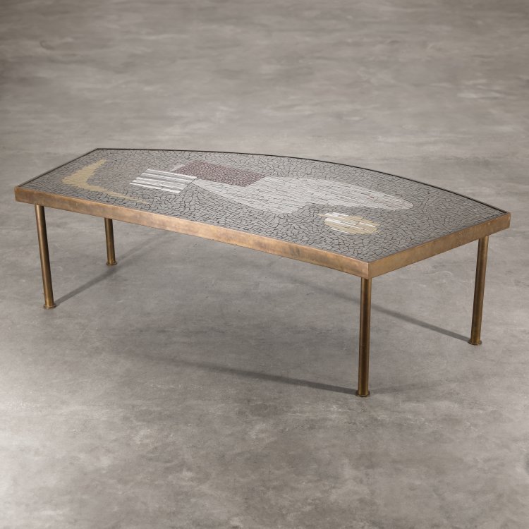 Bild 1 zu Objekt, Gro&szlig;er Mosaiktisch, Berthold M&uuml;ller-Oerlinghausen, M&uuml;ller-Oerlinghausen, K-14 395