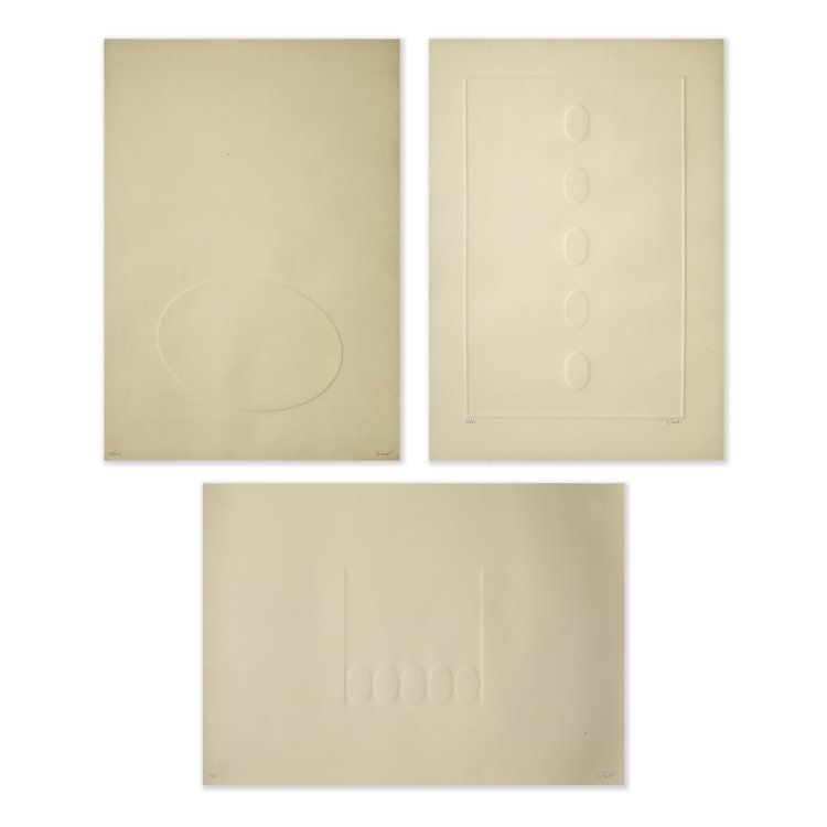 Hauptbild zu Objekt, Ohne Titel (ovali bianchi), Turi Simeti, K-14 370