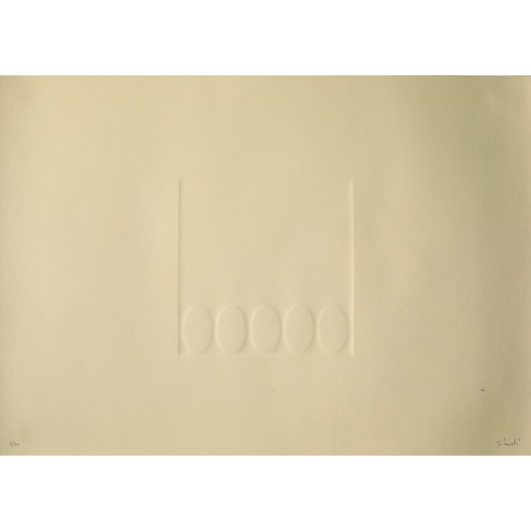 Bild 6 zu Objekt, Ohne Titel (ovali bianchi), Turi Simeti, K-14 370