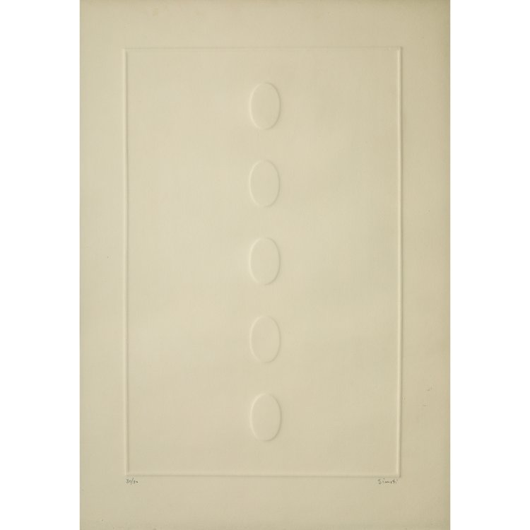 Bild 11 zu Objekt, Ohne Titel (ovali bianchi), Turi Simeti, K-14 370