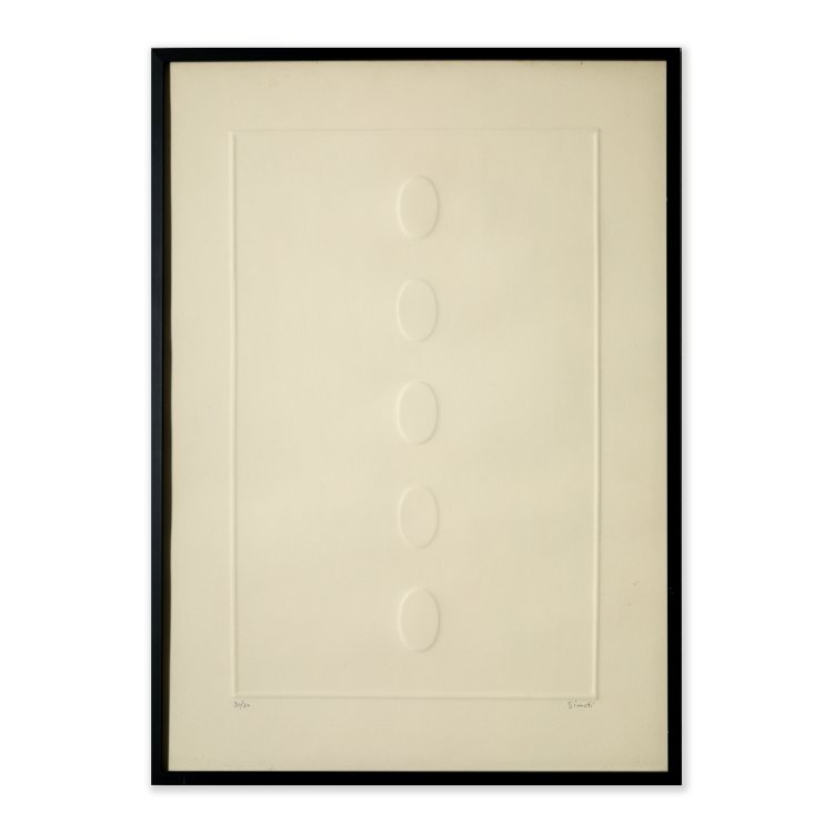 Bild 12 zu Objekt, Ohne Titel (ovali bianchi), Turi Simeti, K-14 370