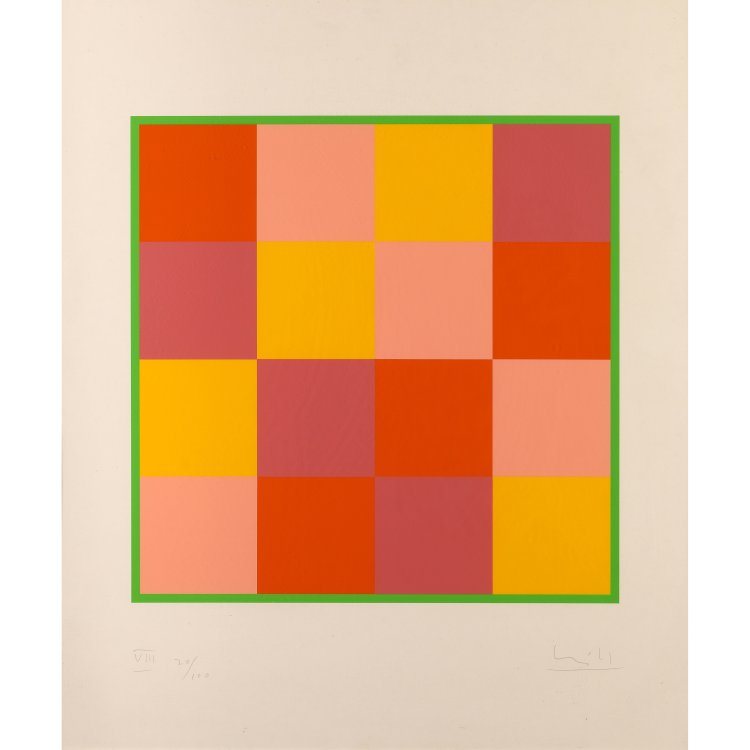 Bild 1 zu Objekt, 3 sheets, III / V / VIII ,11x4:4, 1970, Max Bill, K-14 313