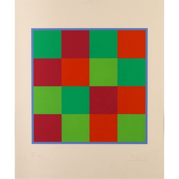 Bild 5 zu Objekt, 3 sheets, III / V / VIII ,11x4:4, 1970, Max Bill, K-14 313