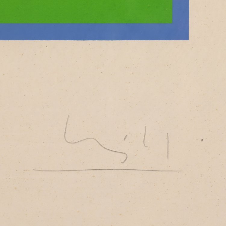 Bild 7 zu Objekt, 3 sheets, III / V / VIII ,11x4:4, 1970, Max Bill, K-14 313