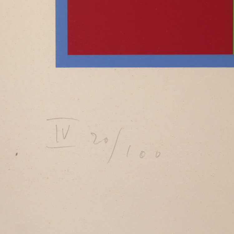 Bild 8 zu Objekt, 3 sheets, III / V / VIII ,11x4:4, 1970, Max Bill, K-14 313
