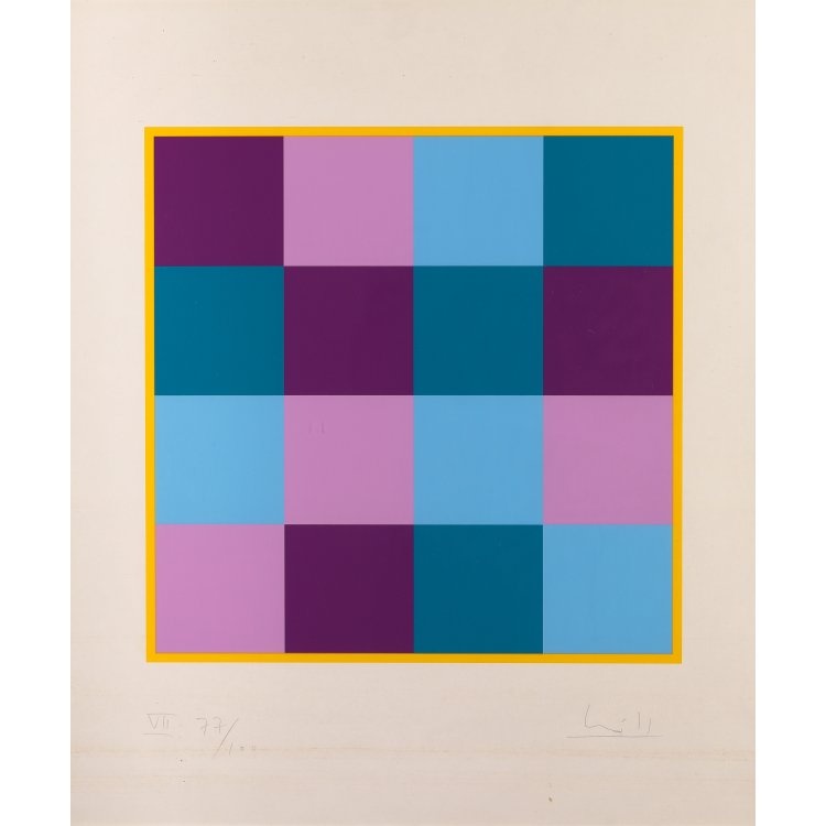 Bild 1 zu Objekt, 2 sheets, VI / VII, 11x4:4, 1970, Max Bill, K-14 312