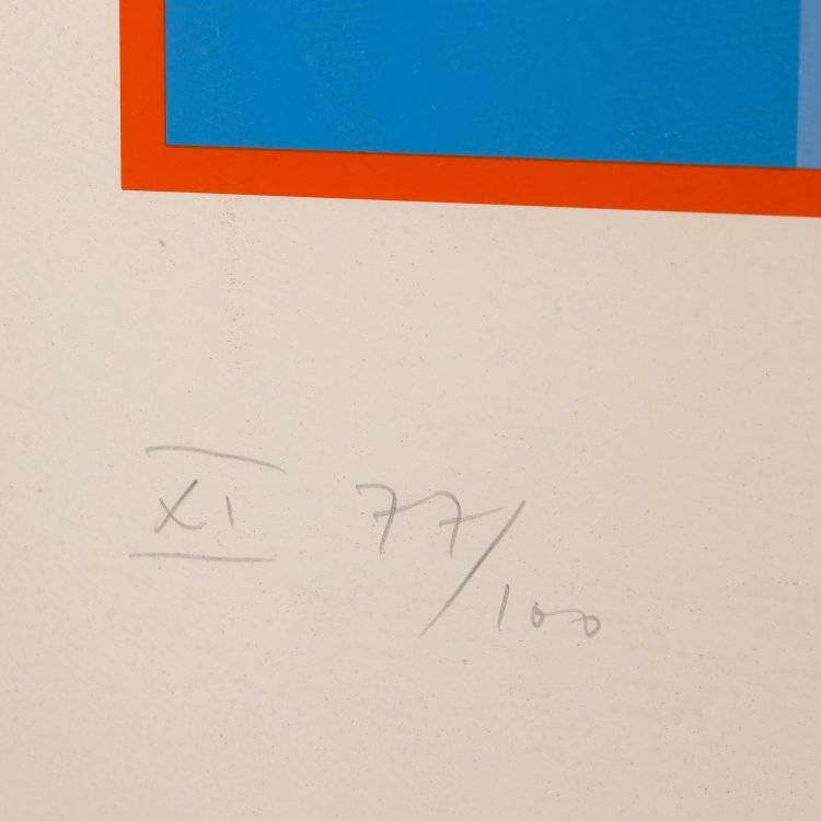 Bild 7 zu Objekt, 2 sheets, VI / VII, 11x4:4, 1970, Max Bill, K-14 312