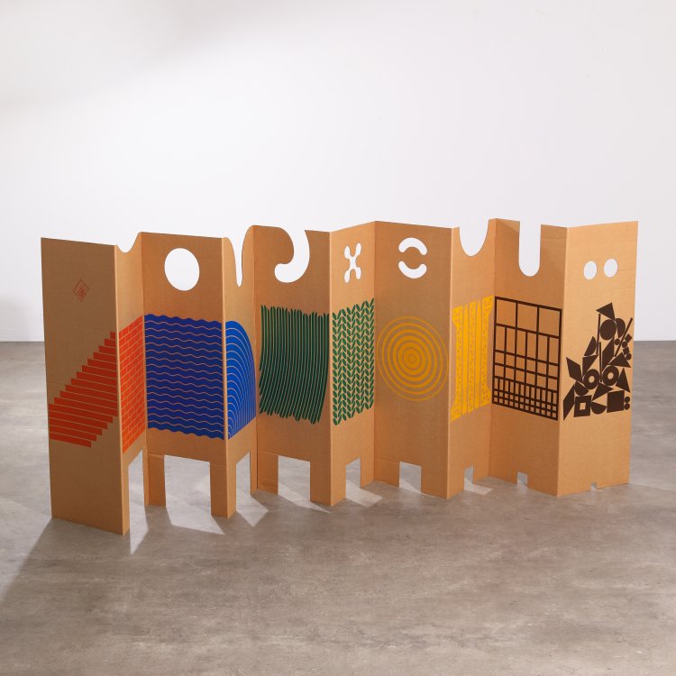 Hauptbild zu Objekt, Paravent f&uuml;r Kinder 'Il Posto Dei Giochi', Enzo Mari, Danese, K-14 595