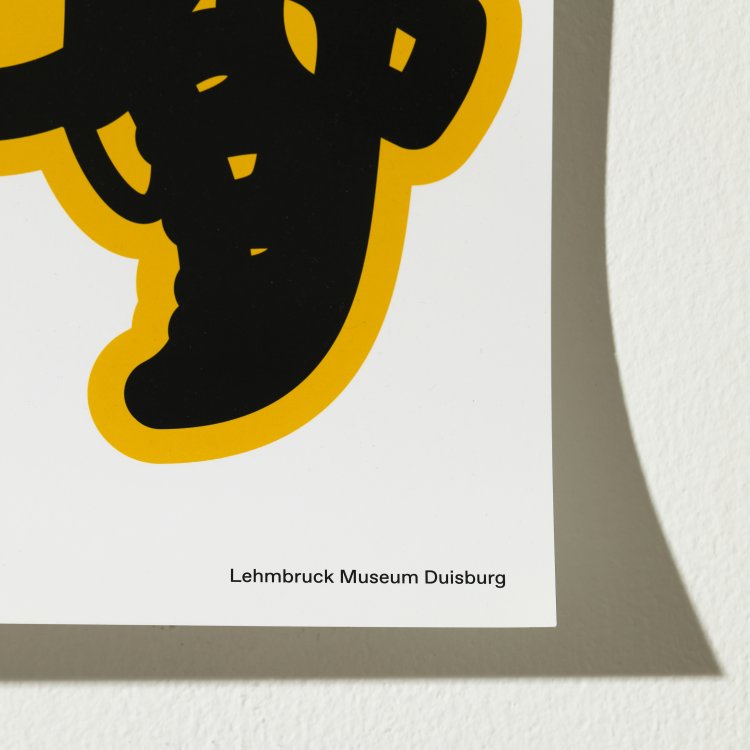 Bild 2 zu Objekt, Head Scarf, Split Dress, Goatee exhibition poster, 2019, Julian Opie, K-14 350