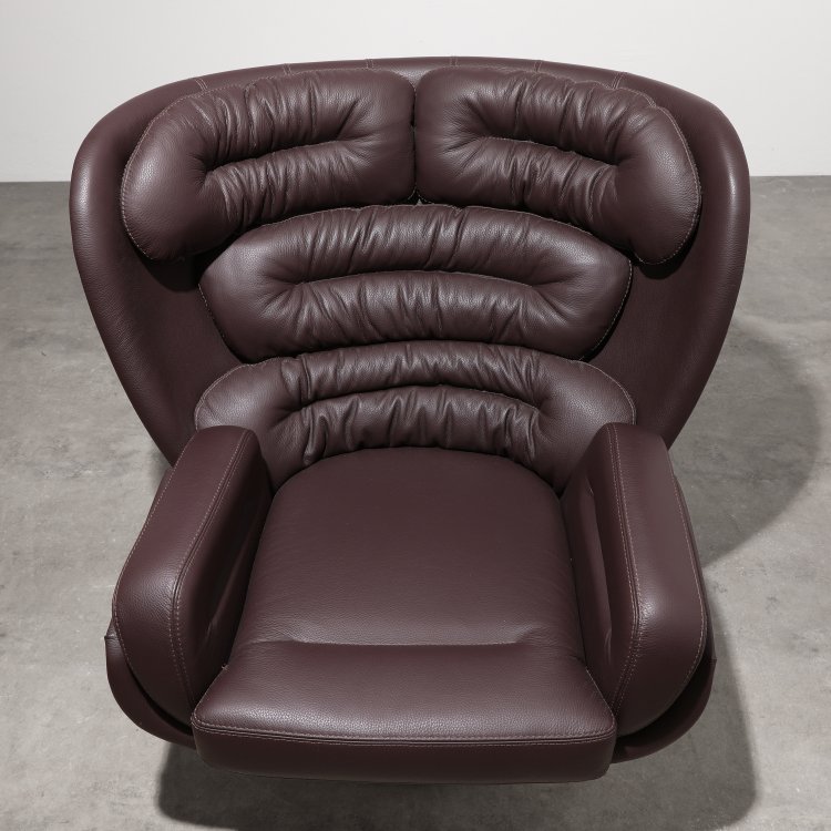 Bild 1 zu Objekt, Lounge Sessel Modell Elda Chair, Joe Colombo, Longhi, K-14 557